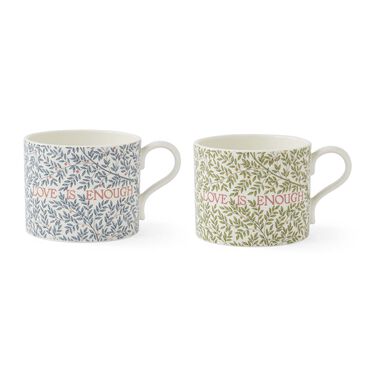 Morris & Co. Love Is Enough Mug Set